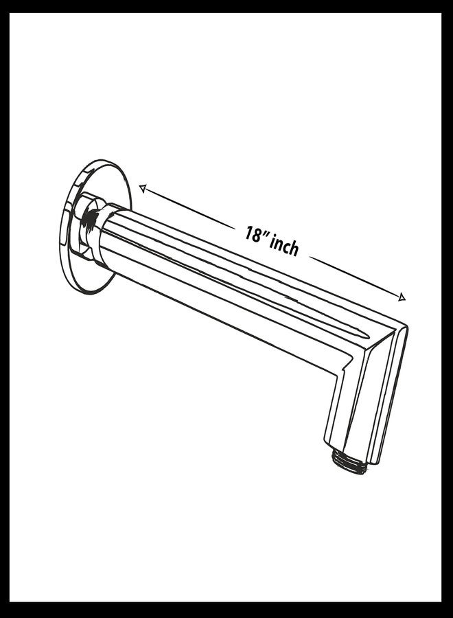 R. N. RN SS Shower ARM_6092_(18") - Image 4